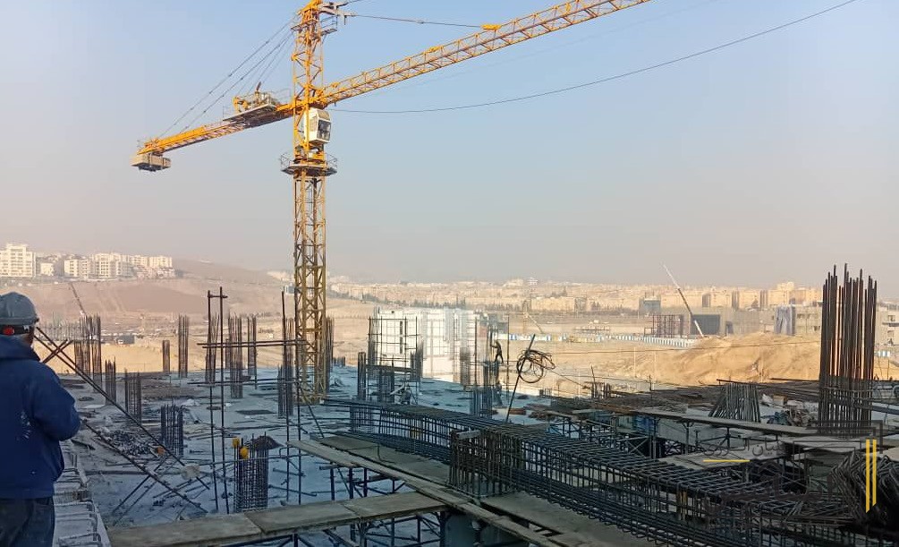عملیات سازه بتنی پارکینگ خاتم